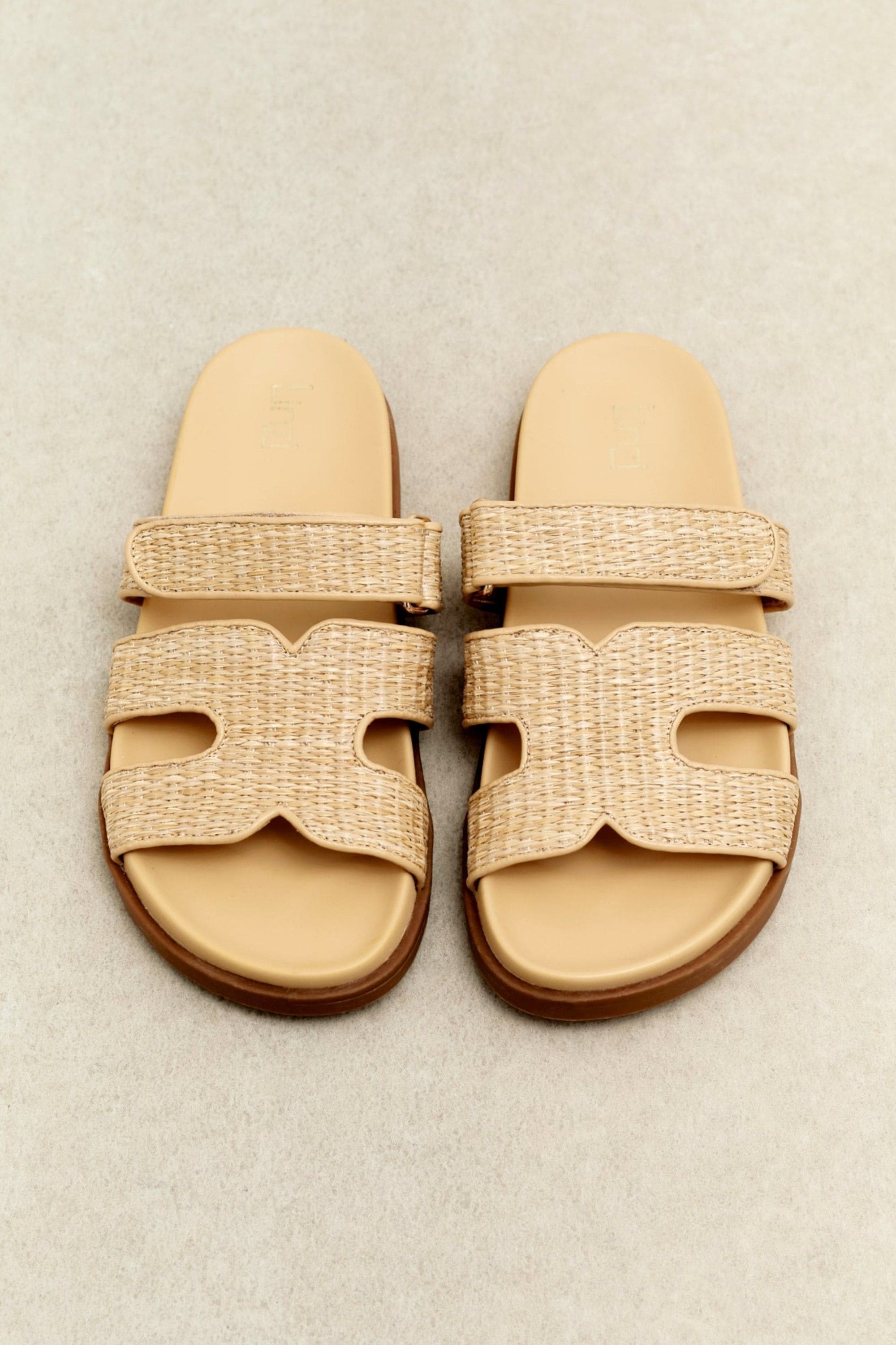 Linzi Avena Natural Flat Sandals image 2