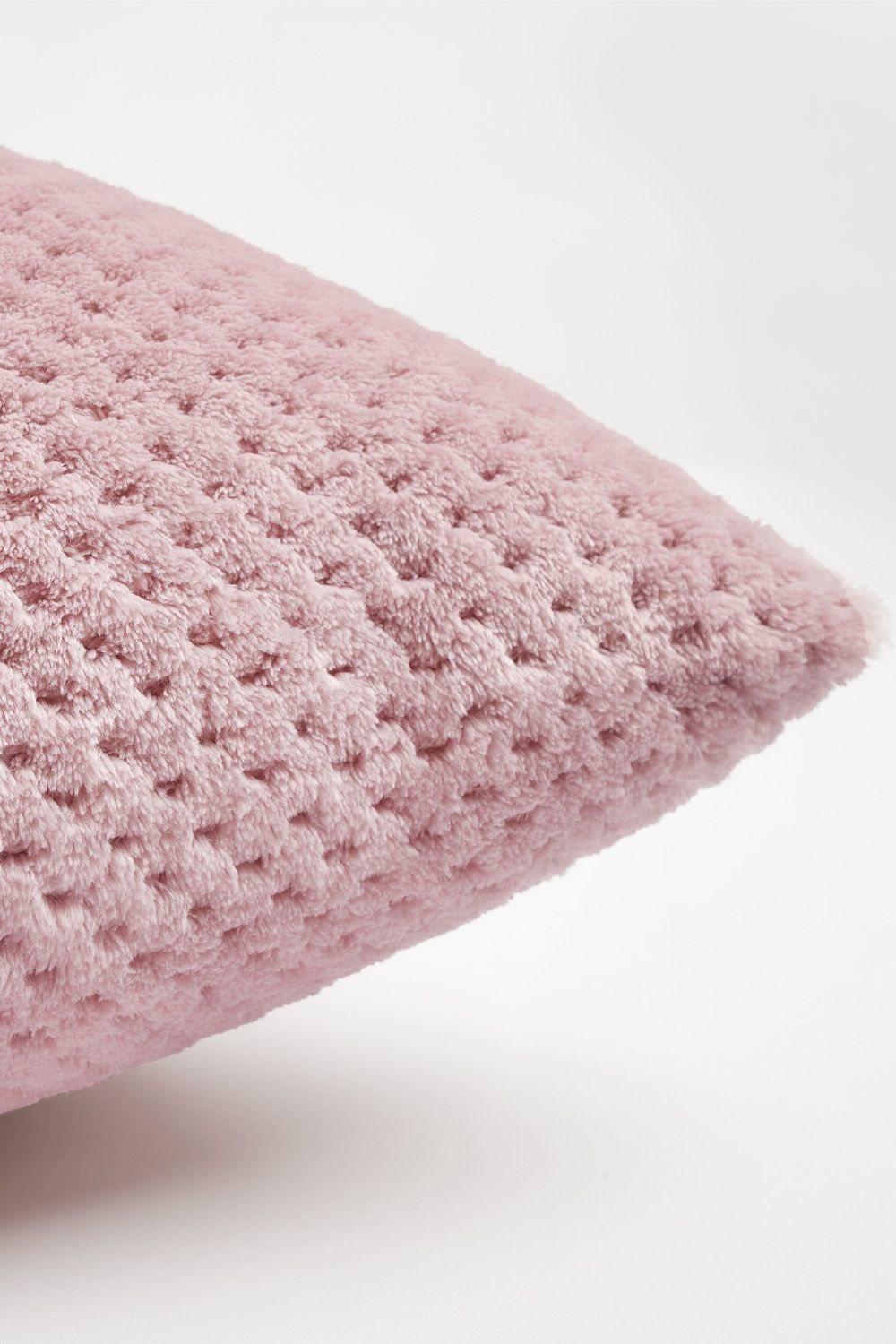 OHS 2 Pack of Waffle Fleece Square Cushion Covers image 3