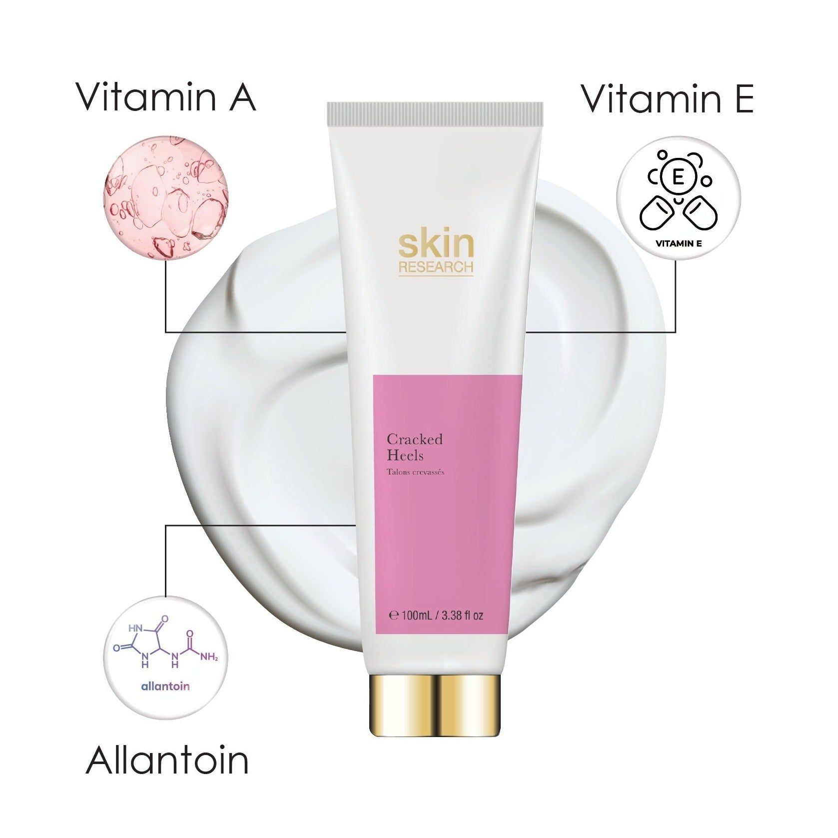 Skin Research Cracked Heels Cream 100ml image 4