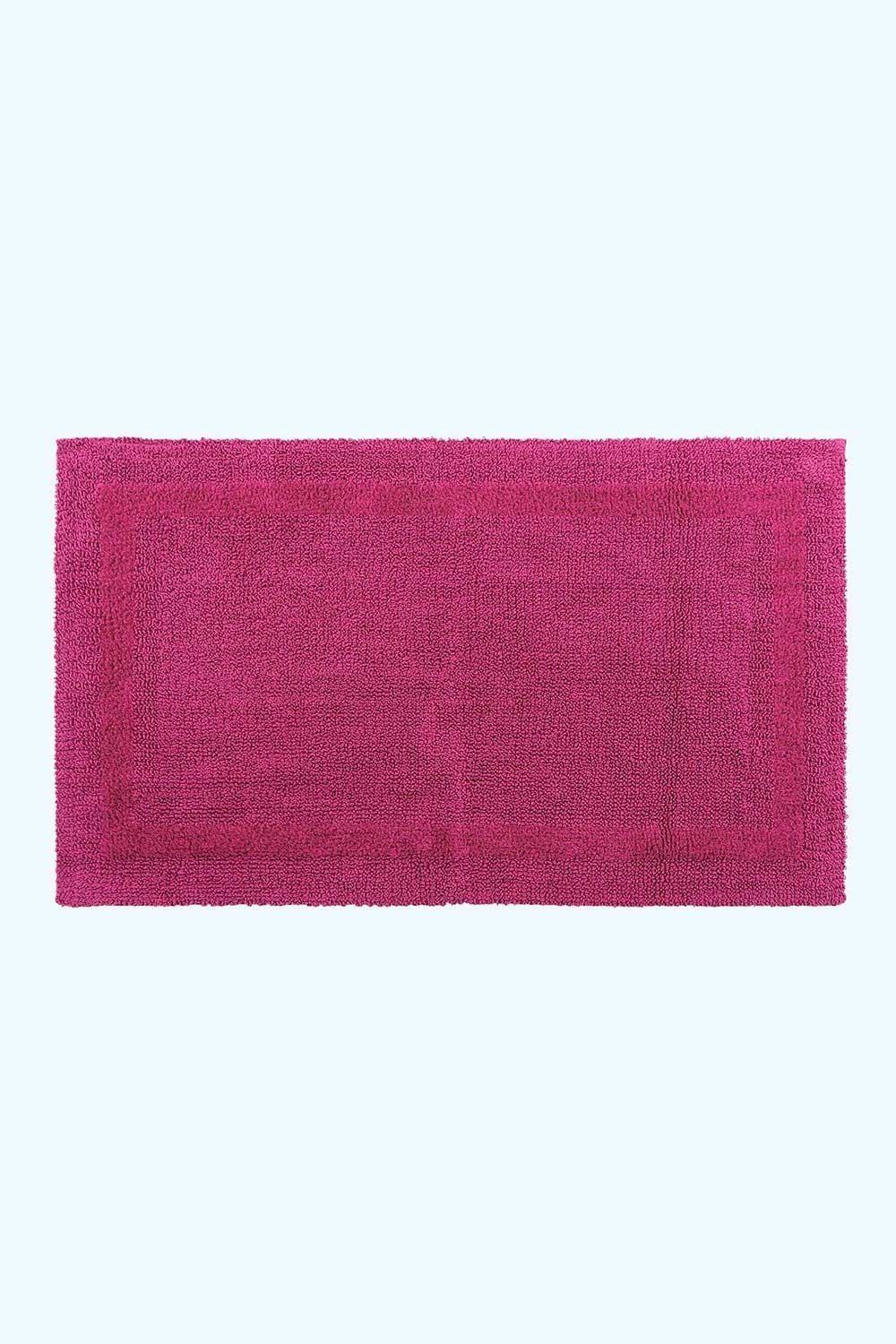 Homescapes Luxury Bath Mat Reversible 100% Cotton 1600GSM, 50 x 80cm, Extra Soft image 1