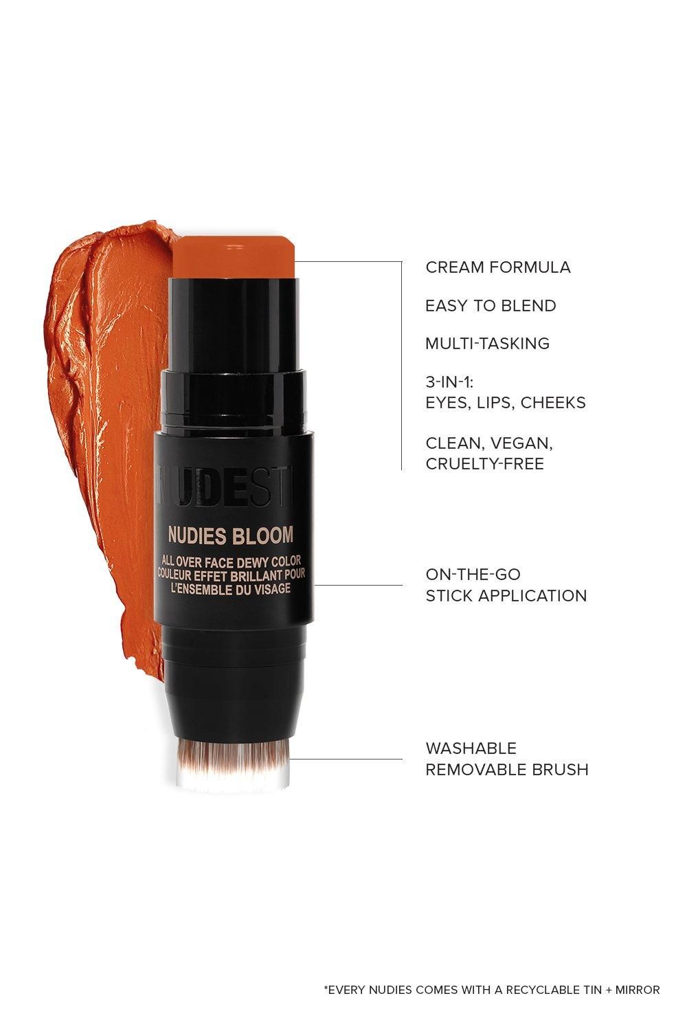 Nudestix Nudies All Over Face Bloom Blush Rusty Rouge image 3