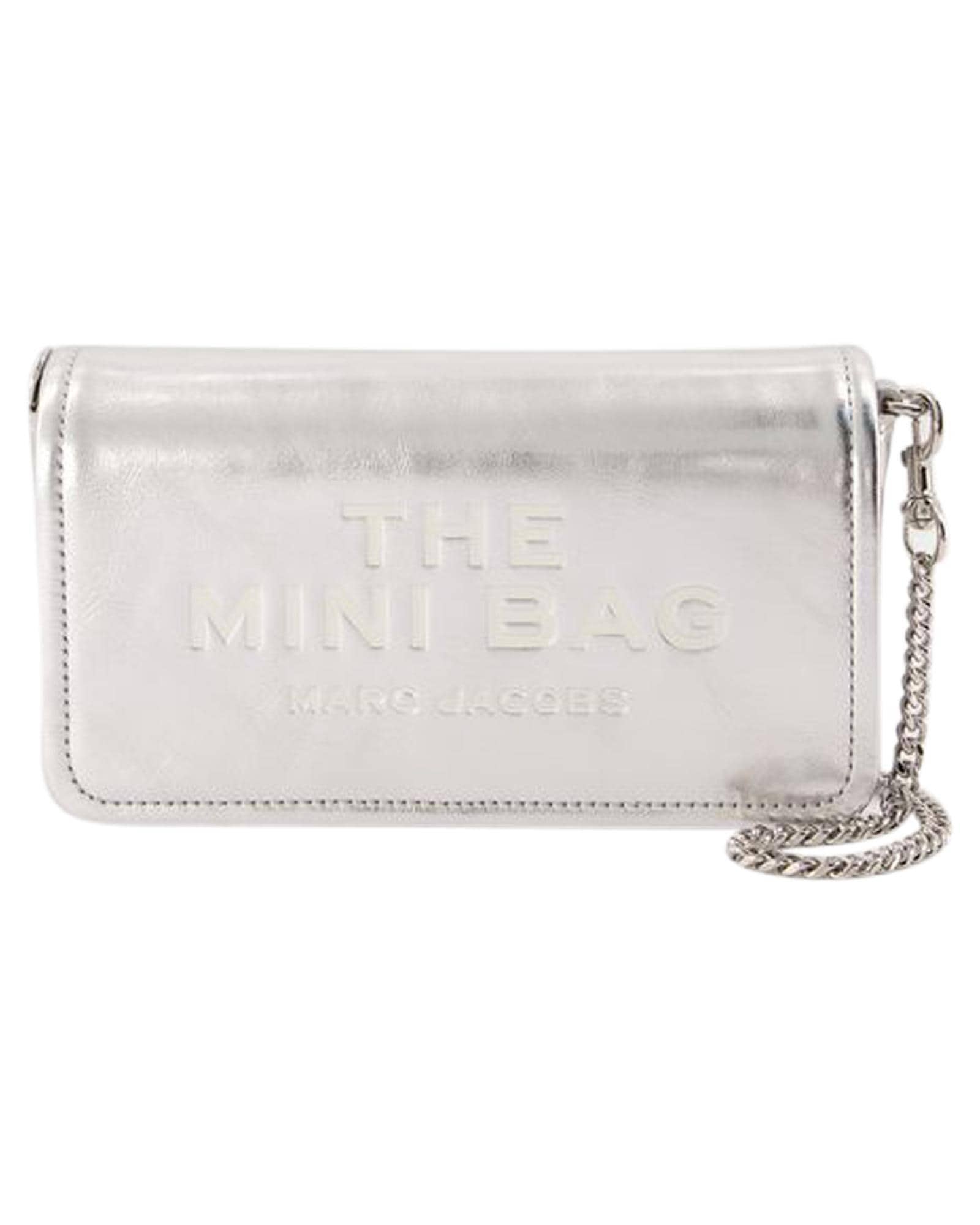 Marc Jacobs Mini Bag Chain Strap Wo - Metallic | Silver Crossbody Bags
