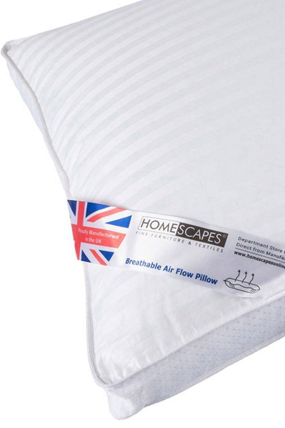Homescapes Air Flow Pillow Super Microfibre, 48 x 74 cm image 2
