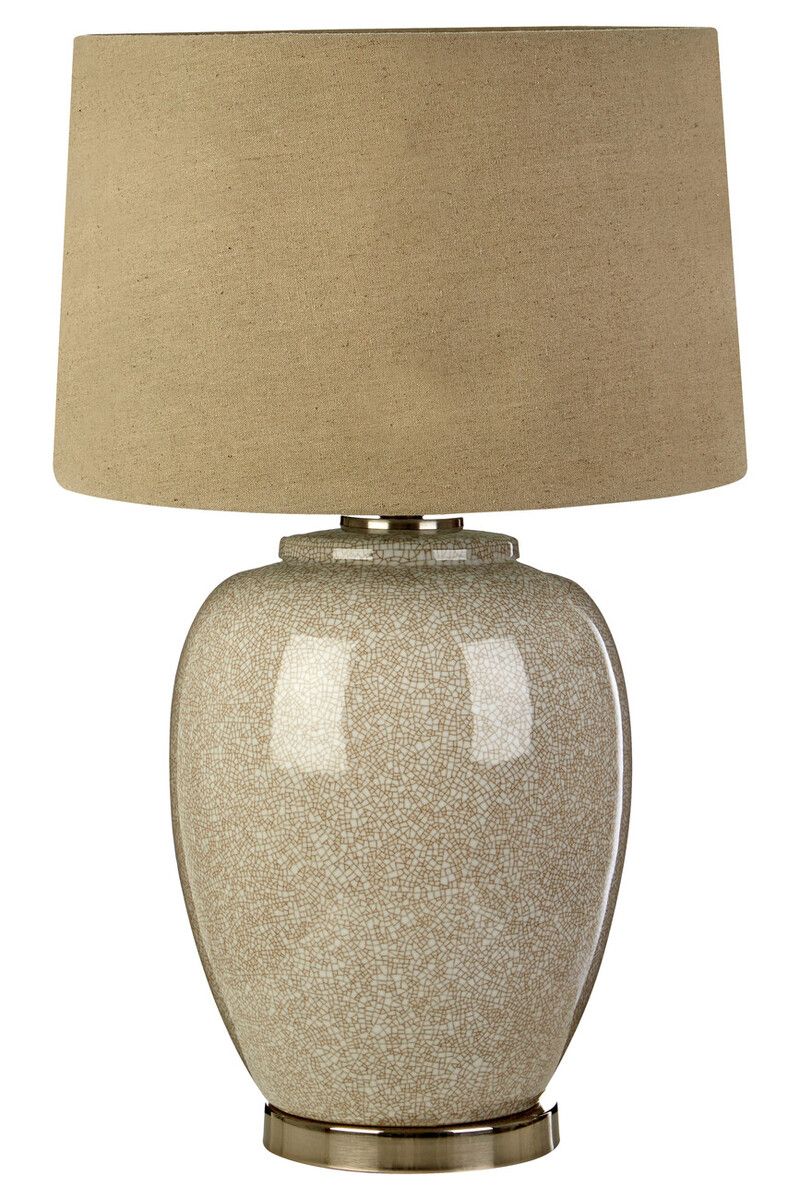 Orsina Anora Ceramic Table Lamp With Linen Shade image 2