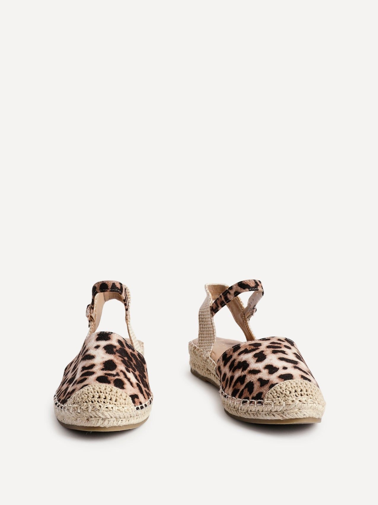 Linzi Neroli Leopard Print Closed Toe Espadrille Flatform Sandal image 3