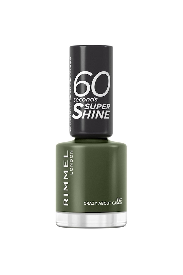 Rimmel London 60 Seconds Super Shine Nail Polish Crazy About Cargo