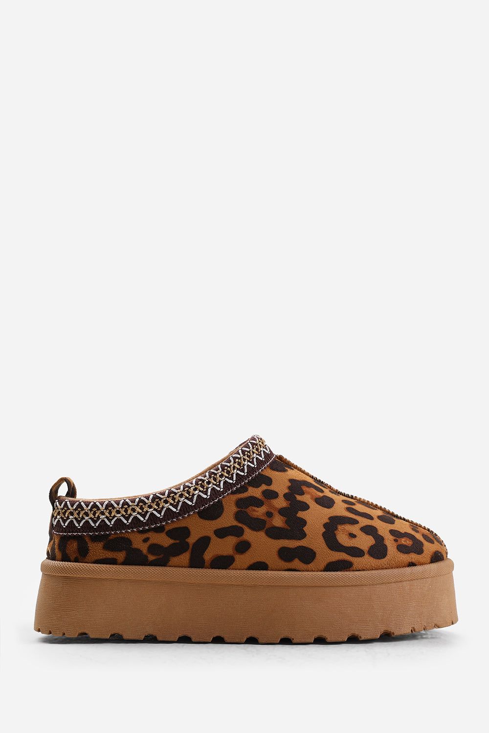 Where's That From 'Quincy' Cosy Faux-Suede Fur Lining Platform Slipper image 2