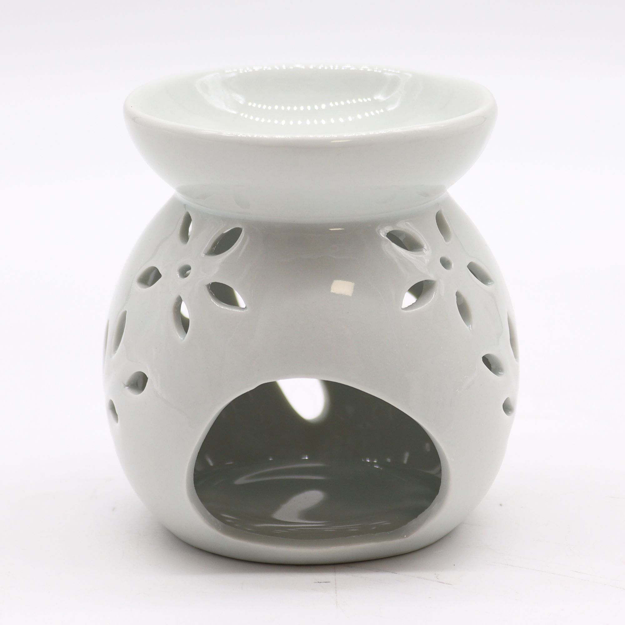 KDMD Lrg Classic White Oil Burner - Tree Cut-out image 2