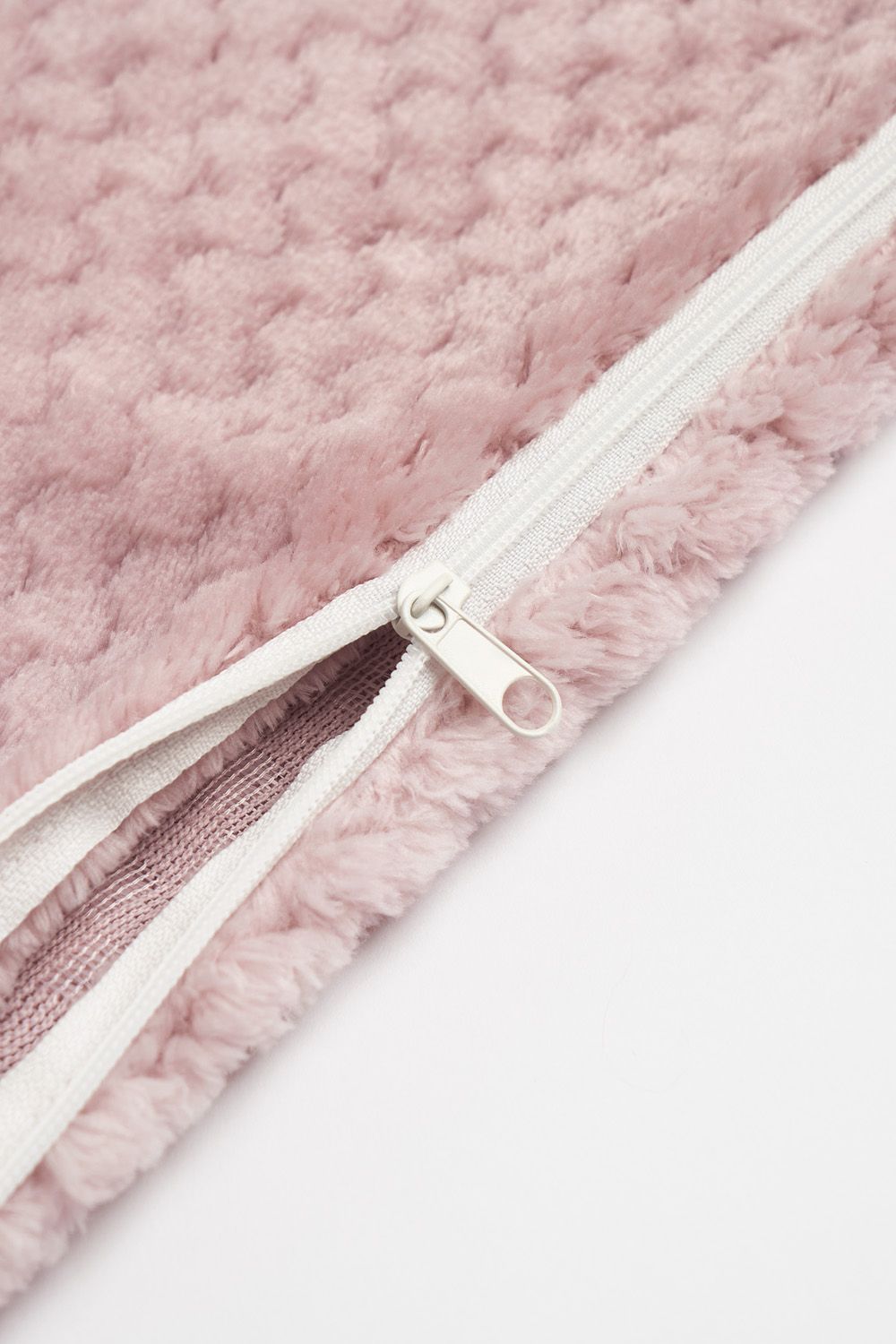 OHS 2 Pack of Waffle Fleece Square Cushion Covers image 4