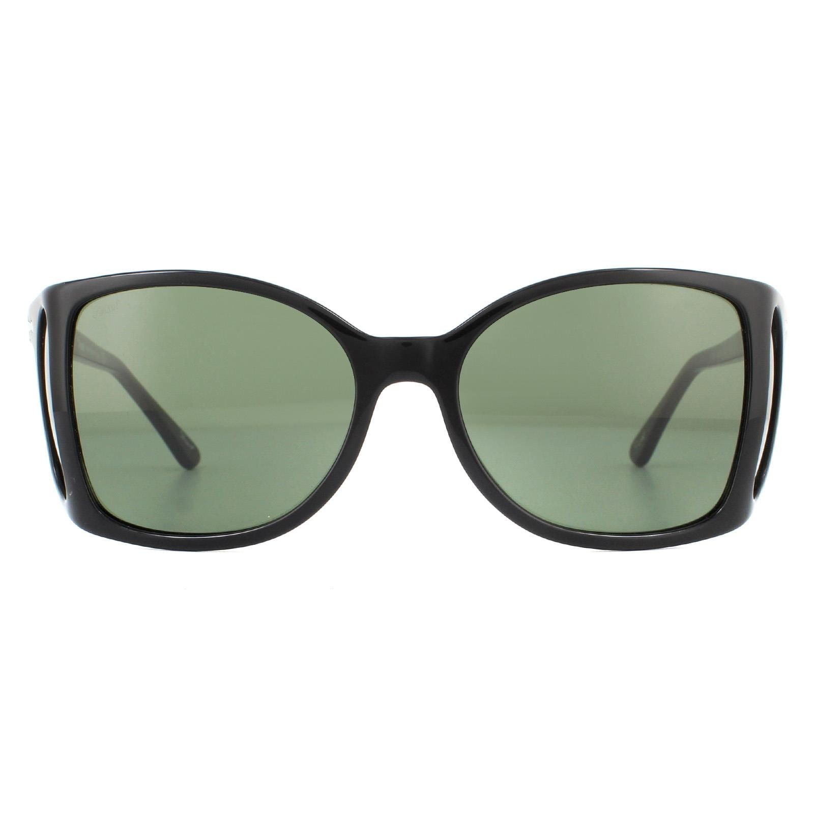 Persol Wrap Black Green Sunglasses