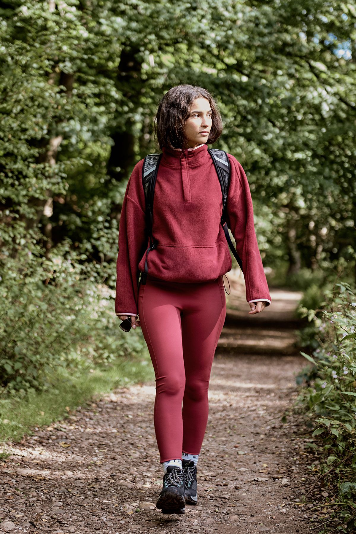 DSGN Studio DSGN Studio Sport Ultra Sculpt Pocket Detail Sports Legging Burgundy