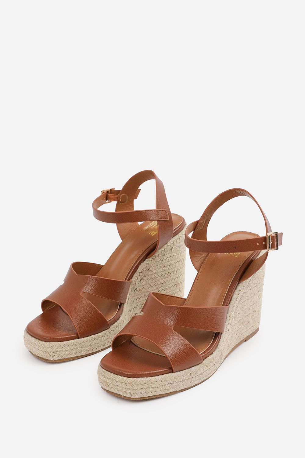 Where's That From 'Jaime' Cut Out Strap Detail Wedge Shoes With Buckle Closure image 3