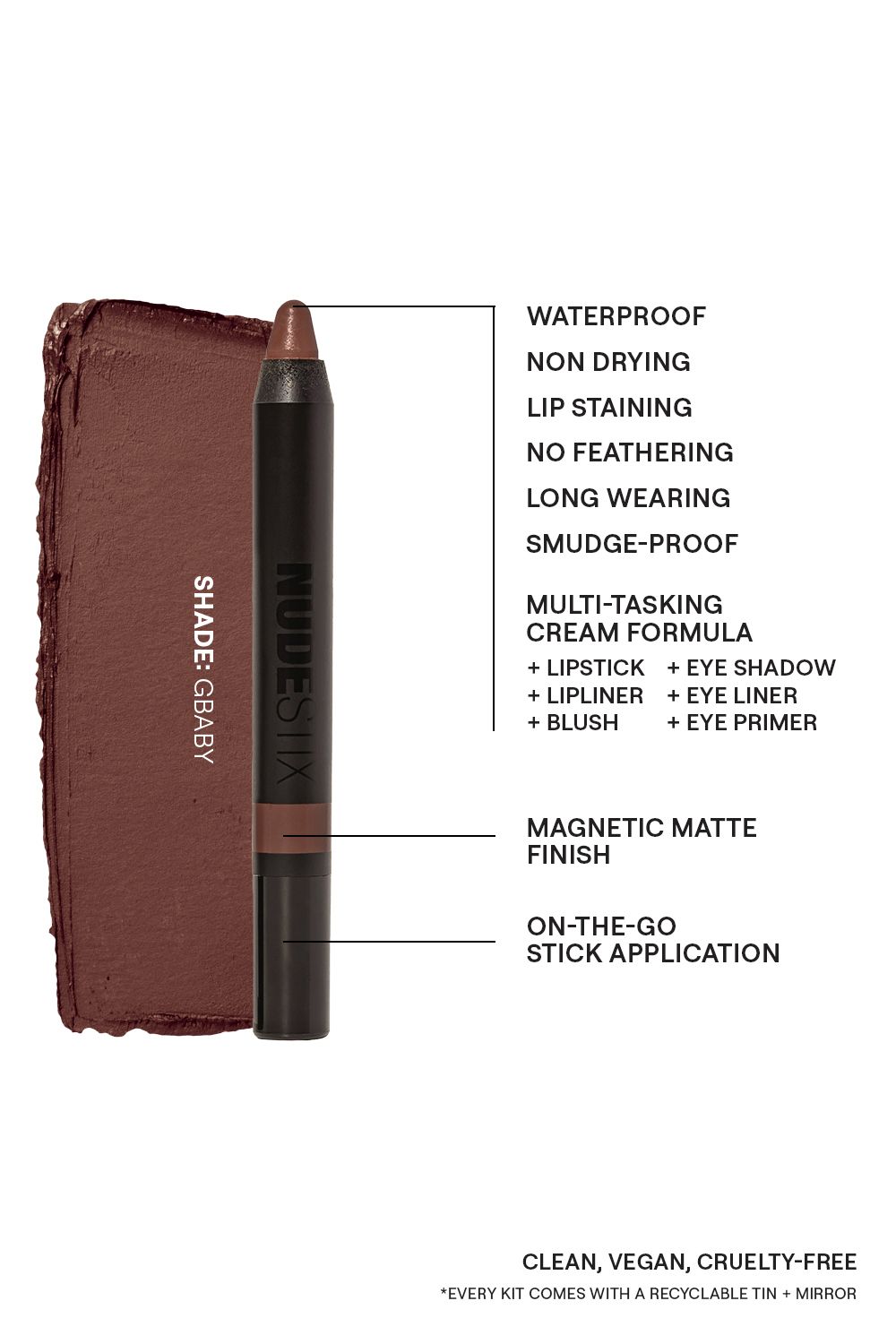 Nudestix Nude Love Lip Pallet Gift Set Multi image 6