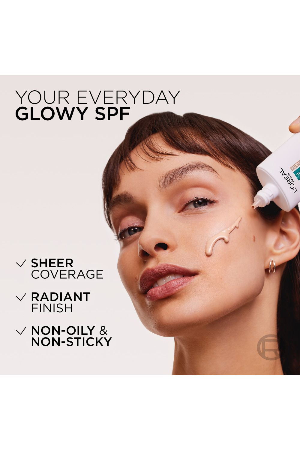 L'Oréal Paris Daily Fluid Tinted Glow SPF 50+, Pearl Glow, 50ml Multi image 5