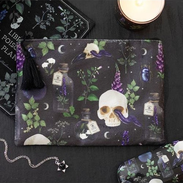 KDMD Venom & Vines Print Makeup Bag