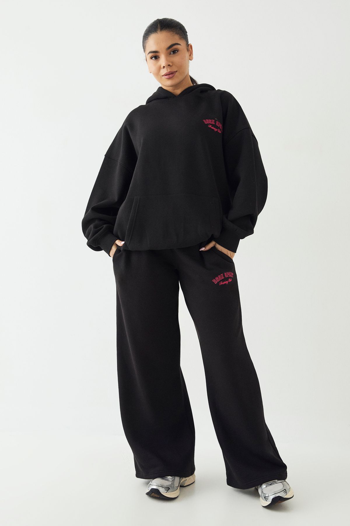 DSGN Studio DSGN Studio Sport Training Club Straight Leg Jogger Black image 1