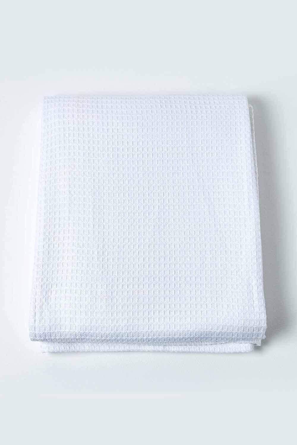 Homescapes Cotton Waffle Blanket Throw - Soft, Breathable & Skin-Friendly image 2