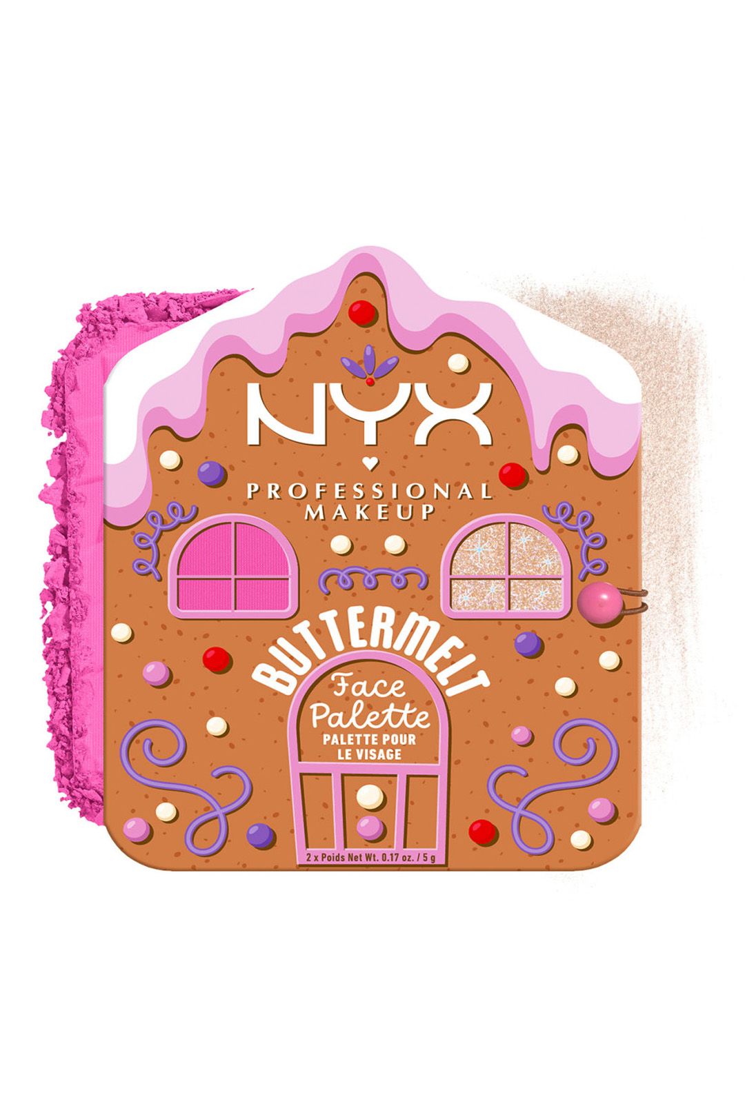 NYX Professional Makeup Buttermelt Face Palette, Blush & Highlighter Duo - Light/Medium Multi image 7