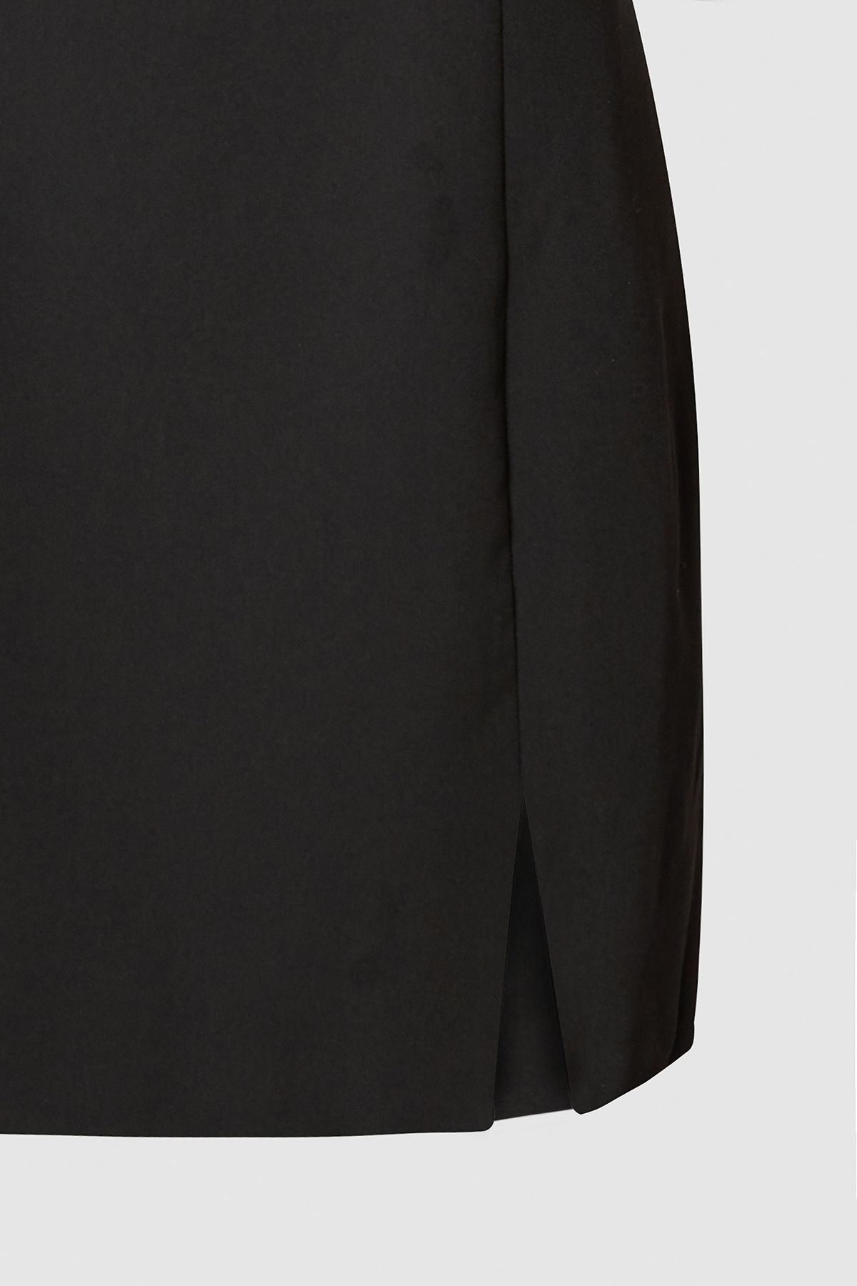 NastyGal Plus Premium Chain Trim Strap Dress Black image 4