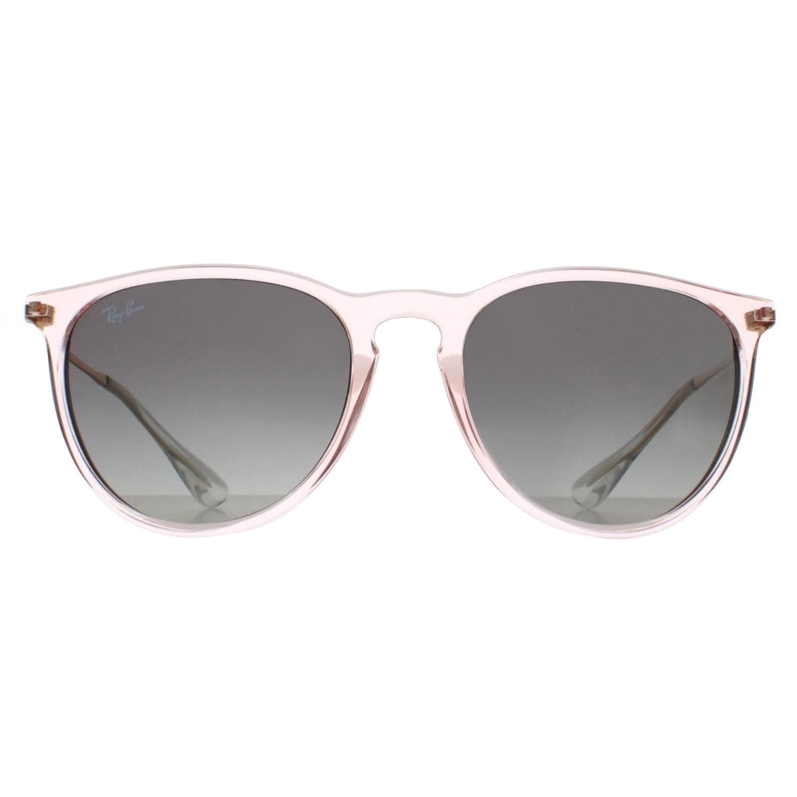 Ray-Ban Round Transparent Pink Grey Gradient RB4171 Erika image 1