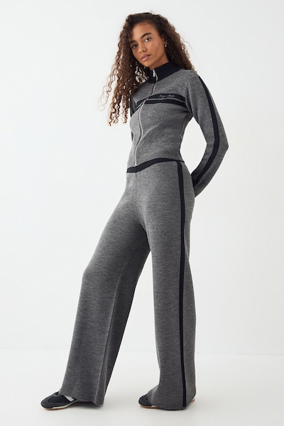 DSGN Studio DSGN Studio Colour Block Straight Leg Trouser Charcoal