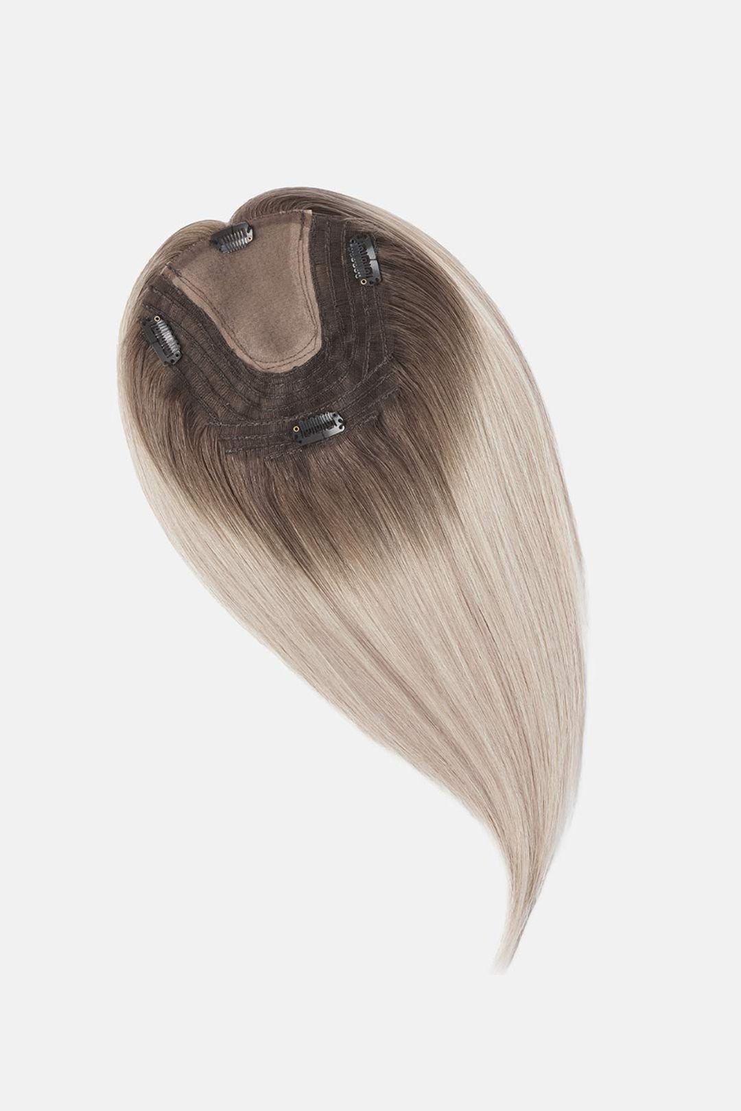 Beauty Works Beauty Works custom clip-in Fringe Topper 55g Scandinavian Blonde image 2