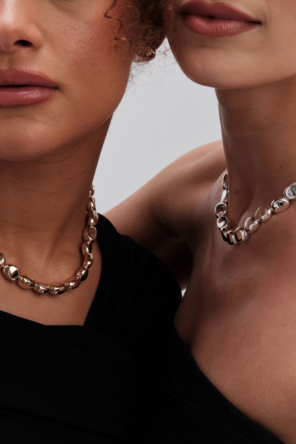 Jon Richard Jon Richard Silver Plated Polished Nugget Allway Necklace image 3