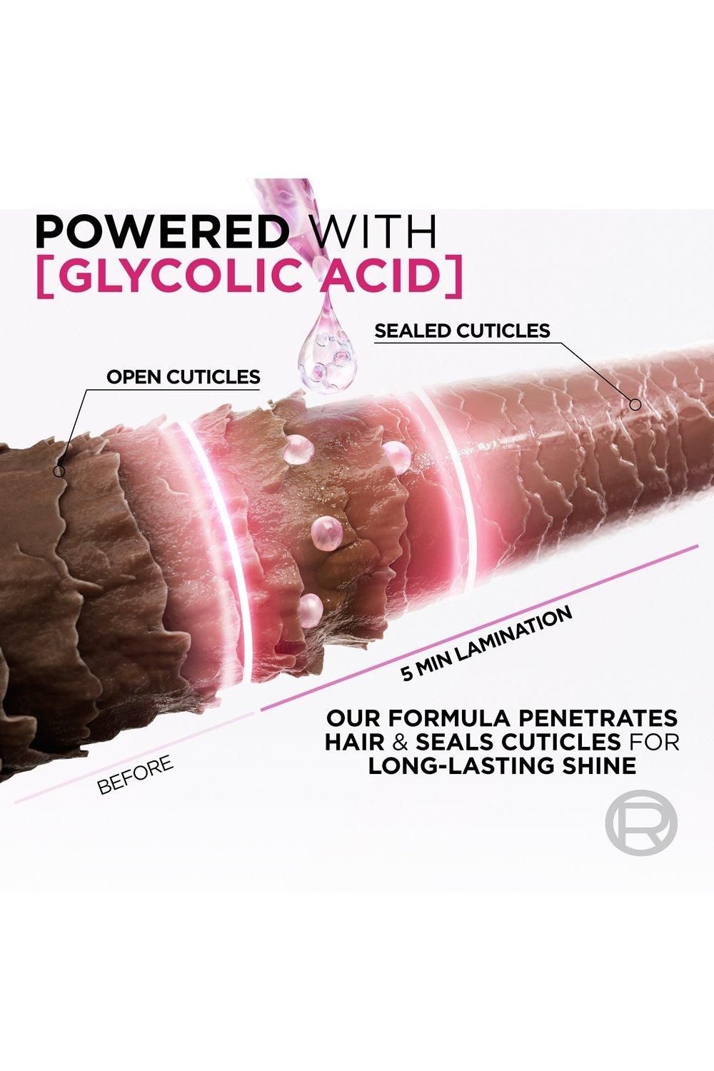 L'Oréal Paris Elvive Glycolic Gloss Rinse-Off 5 minute Lamination Treatment for Dull Porous Hair Multi image 7