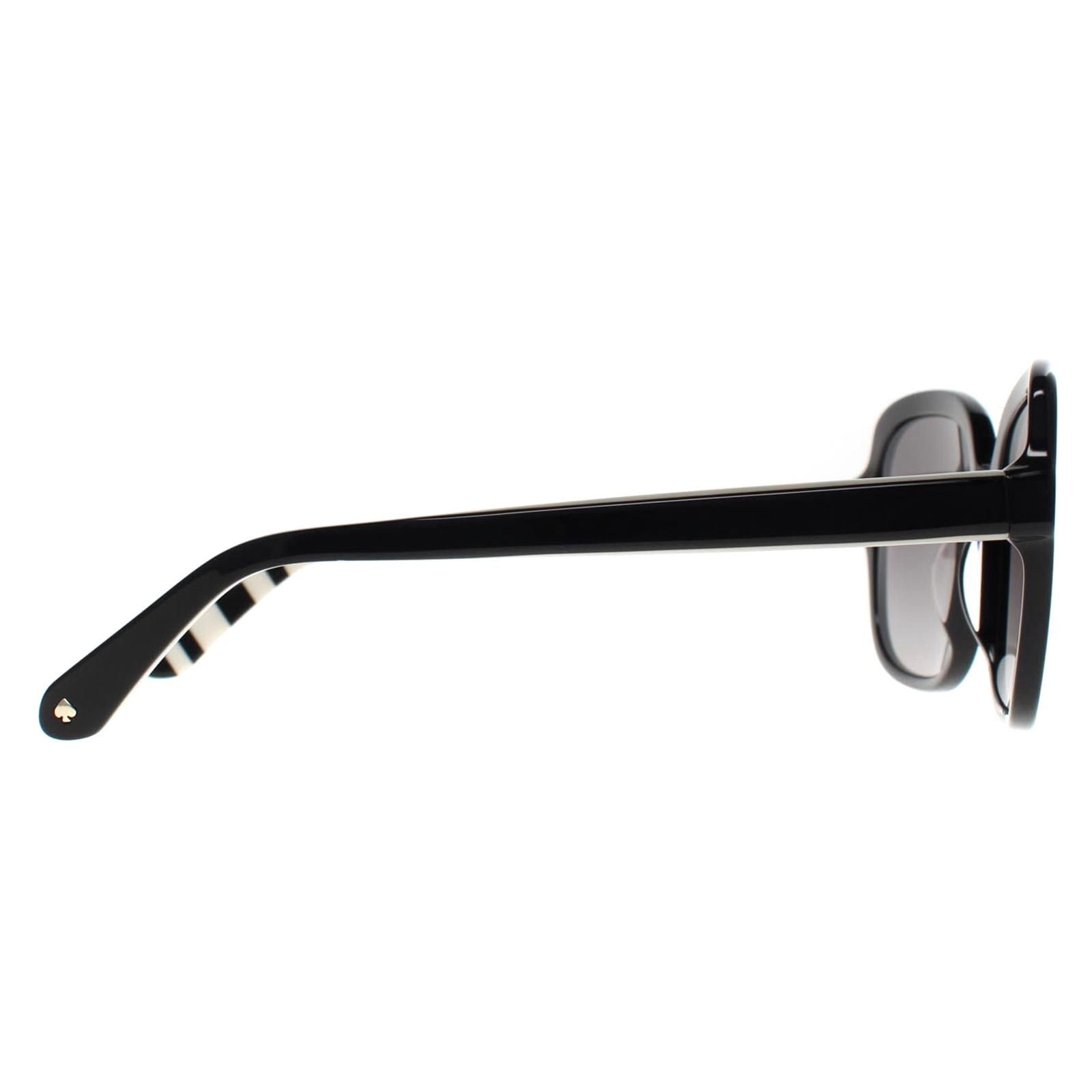 Kate Spade Square Black Grey Gradient Polarized Babbette/G/S image 4