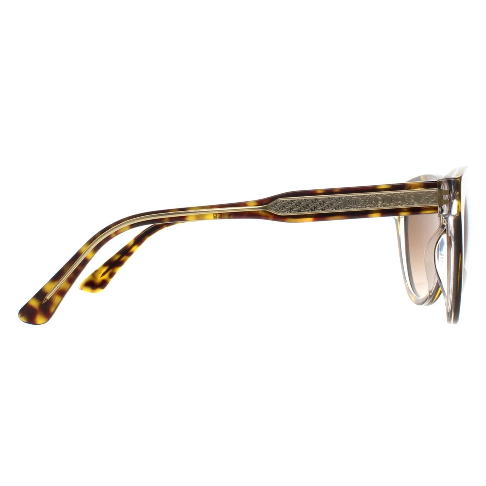 Michael Kors Cat Eye Dark Tortoise on Clear Brown Gradient MK2158 image 4