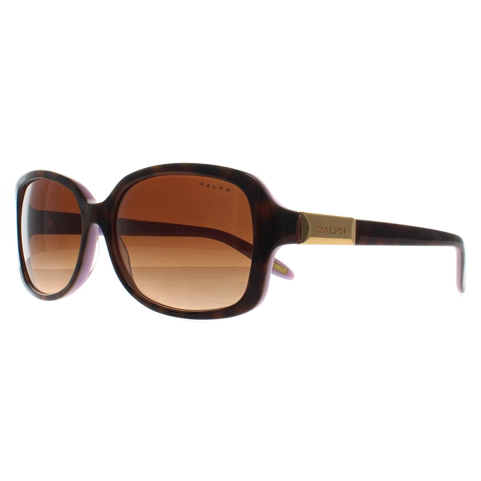Ralph by Ralph Lauren Oval Havana on Violet Brown Gradient RA5130 image 2