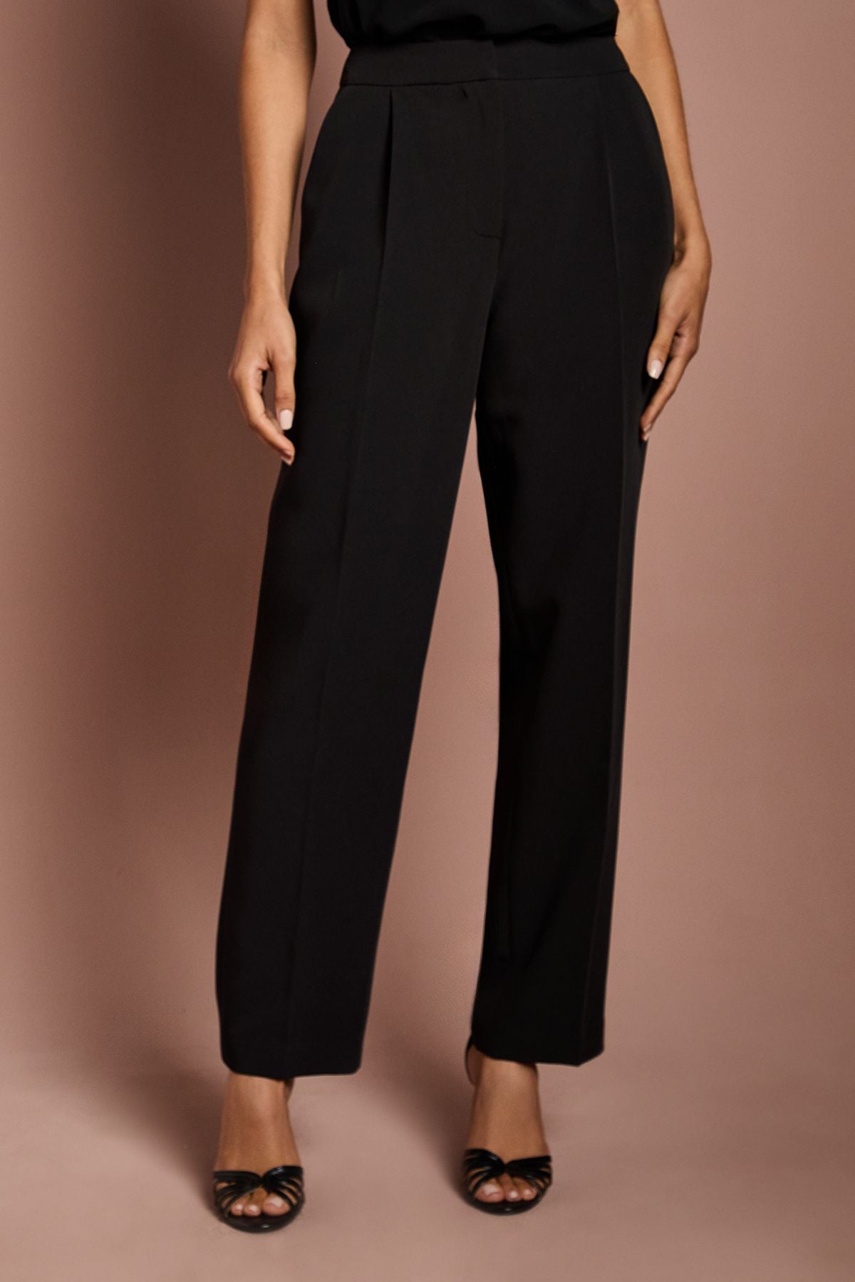 Coast Pleat Front Straight Leg Formal Trouser Black image 2