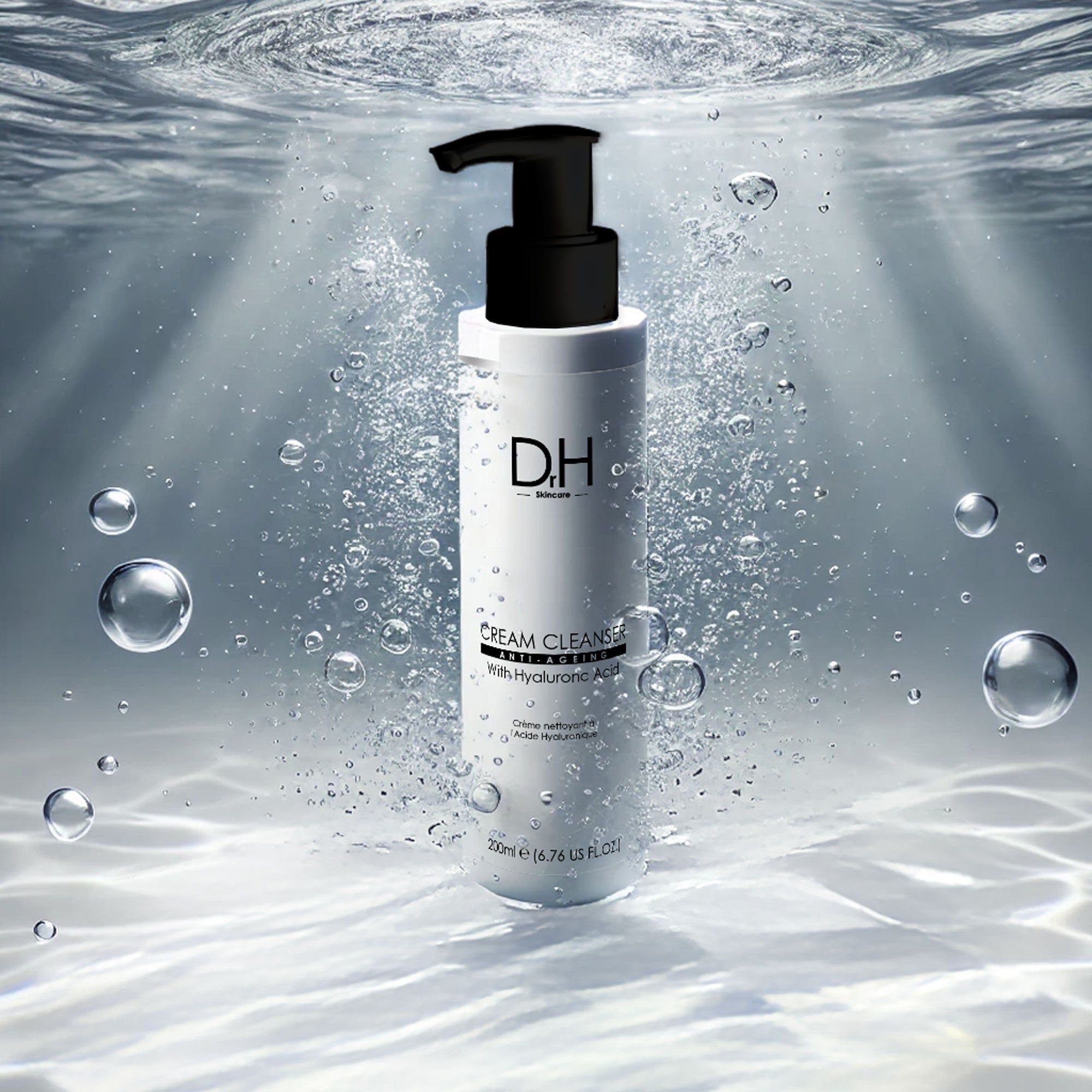 Dr H Cream Cleanser with Hyaluronic Acid 200ml image 3