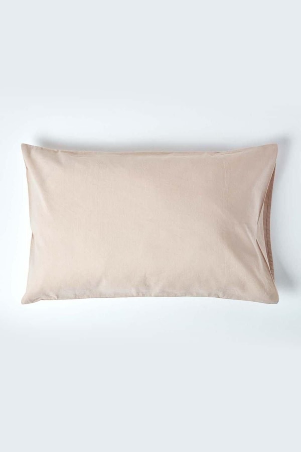 Homescapes Linen Housewife Pillowcase, Standard
