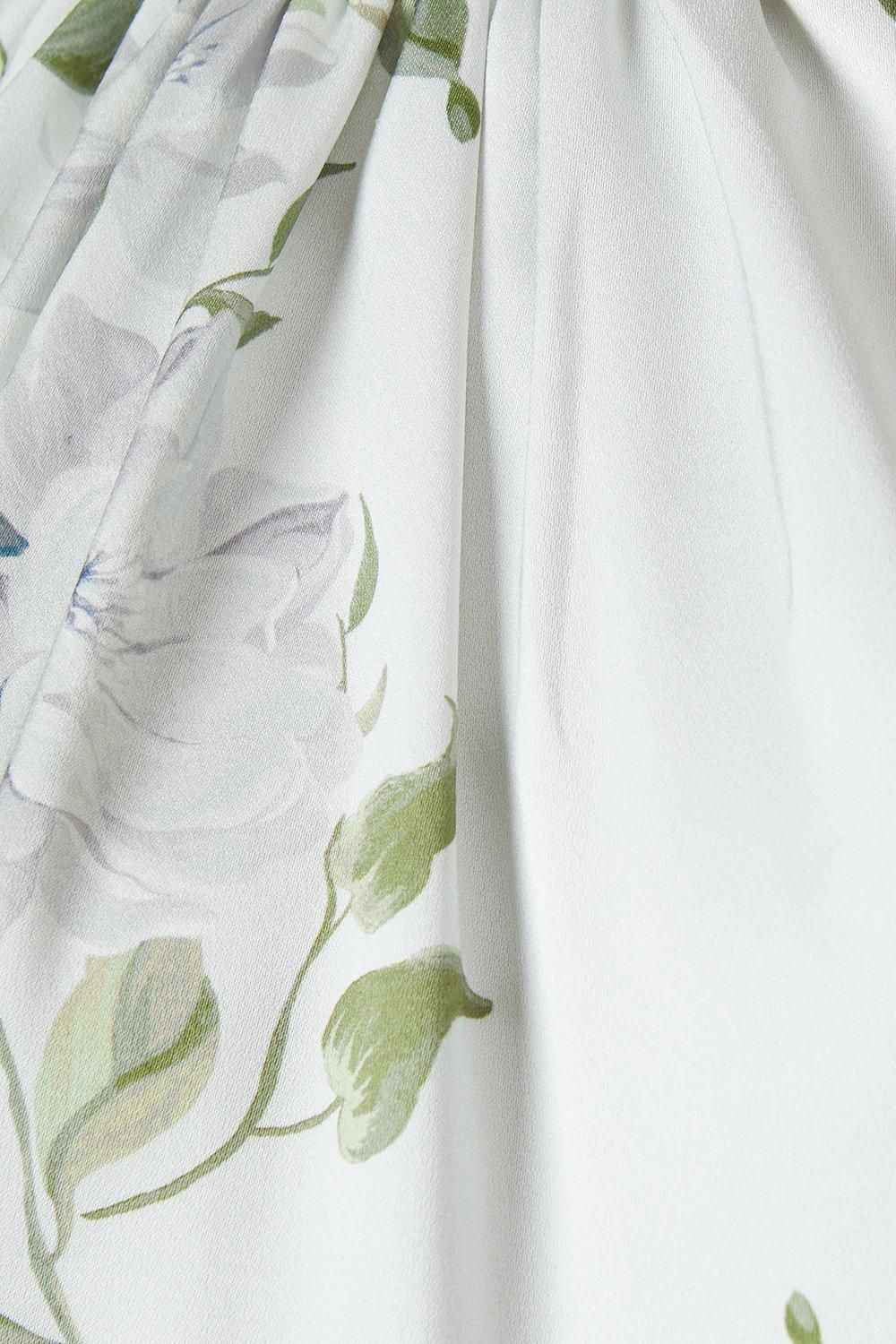 Coast Maternity Dahlia Printed Halterneck Bridesmaid Maxi Dress Sage image 5