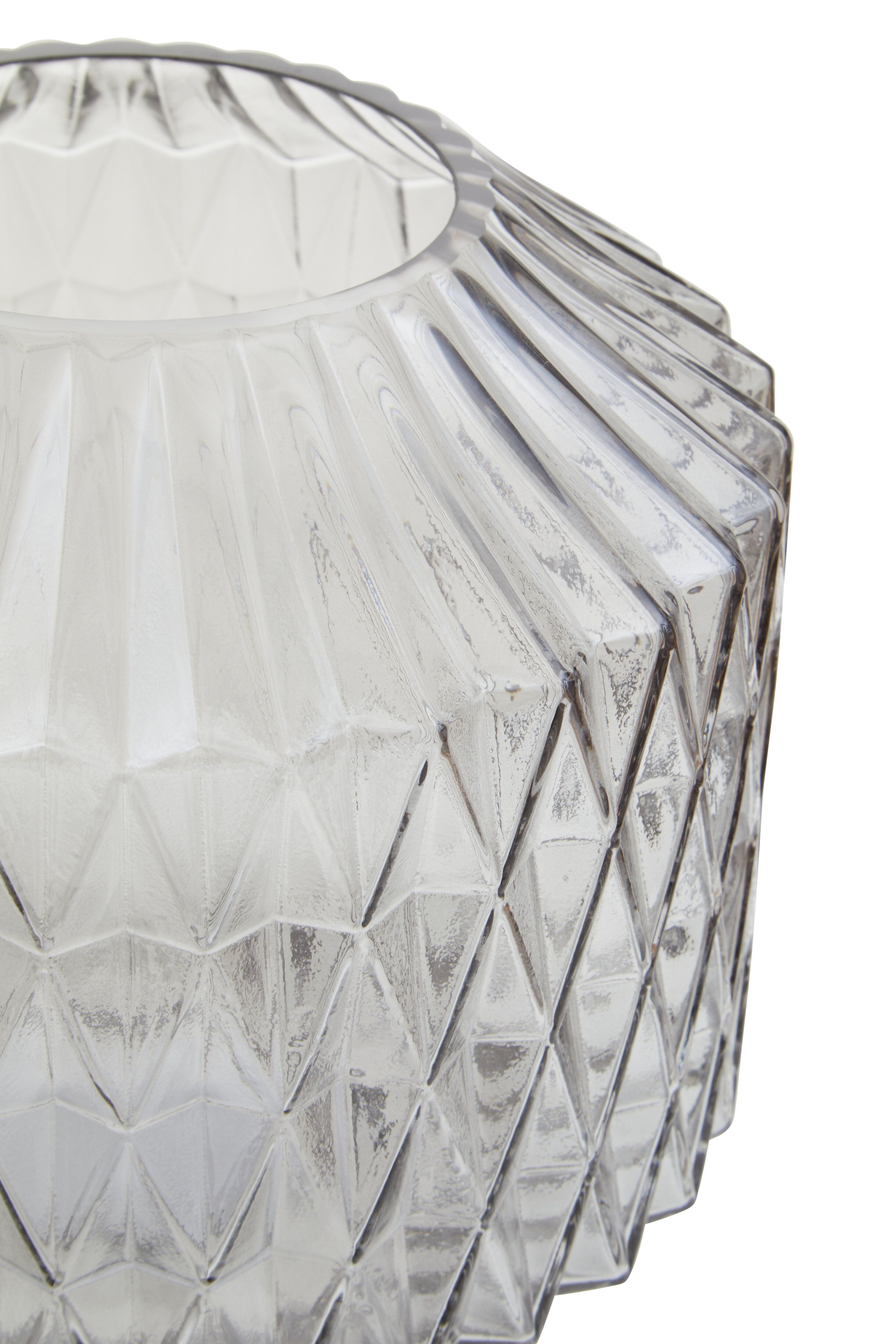 Orsina Brice Large Grey Glass Vase image 4