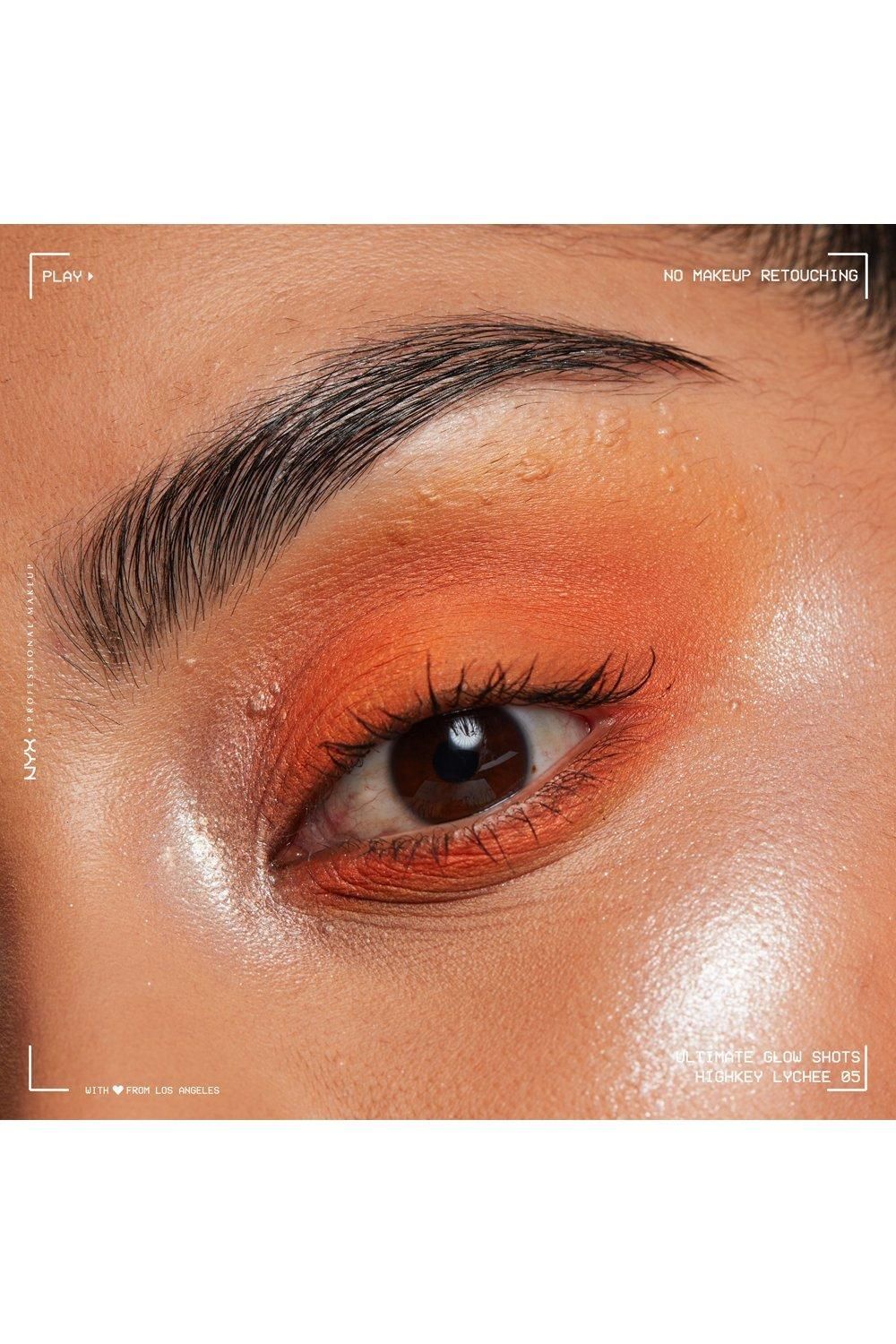 NYX Professional Makeup Ultimate Glow Shots Liquid Eyeshadow Highkey Lychee image 4