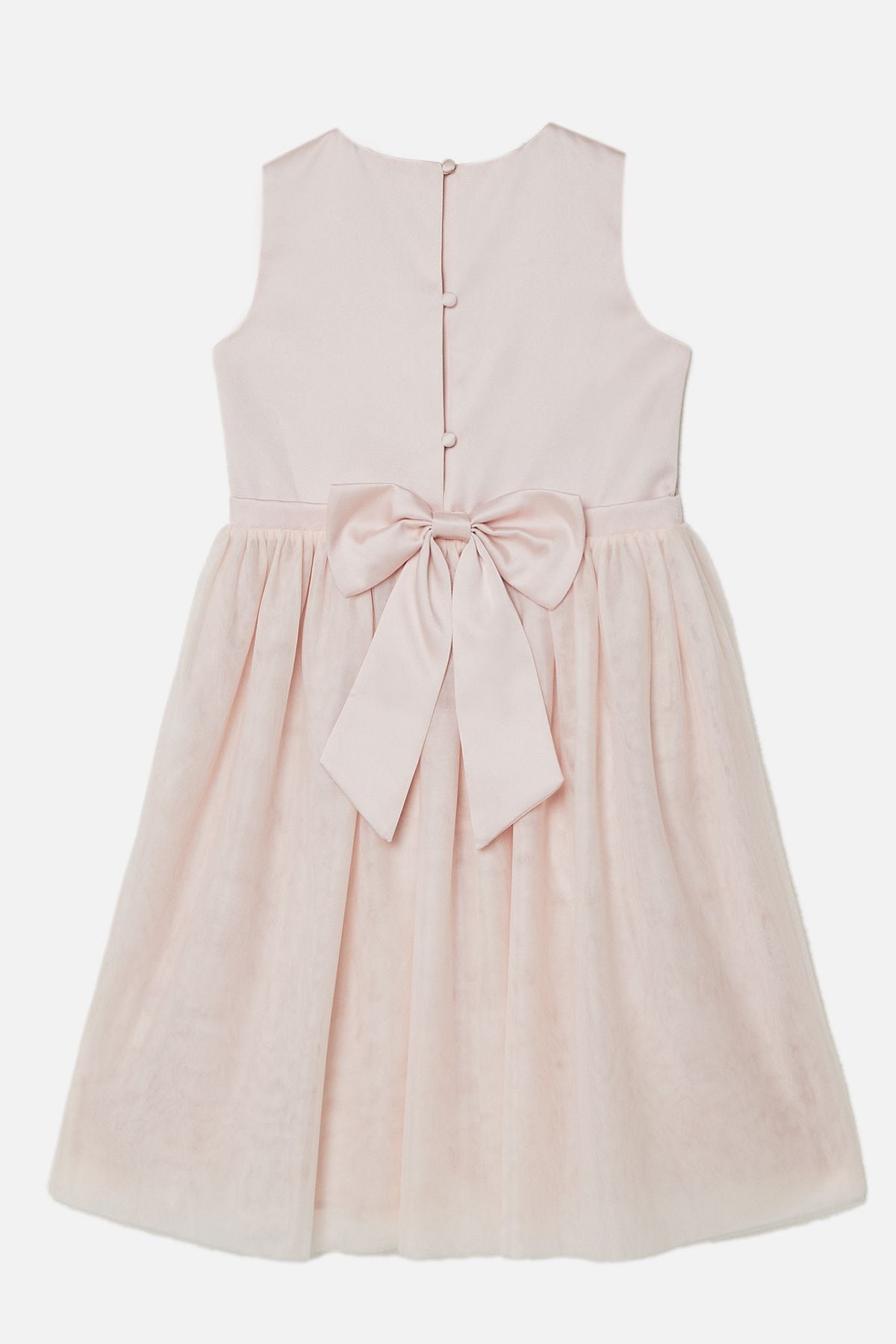 Coast Tulle Skirt Bow Back Flowergirl Dress Blush image 2