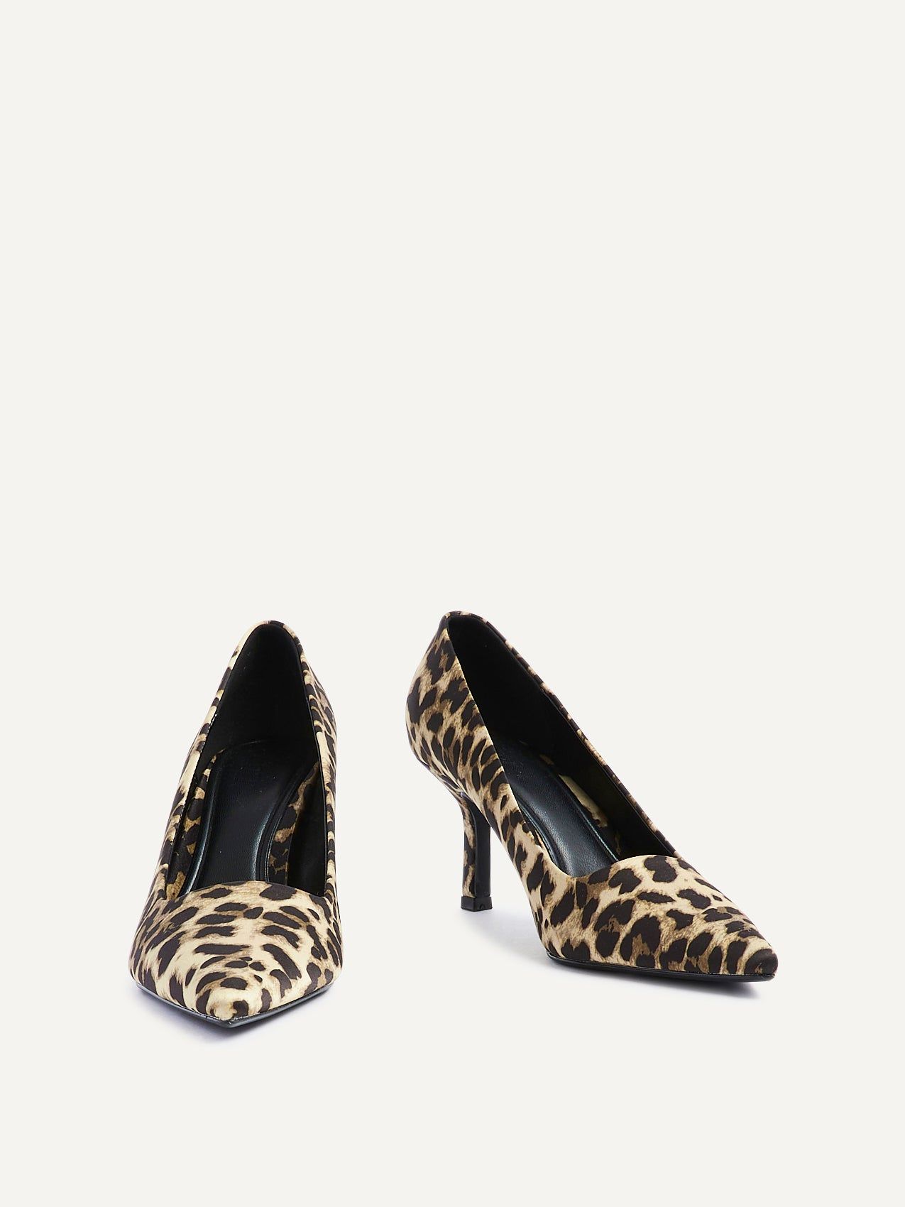 Linzi Kat Leopard Print Scuba Court Heel image 3