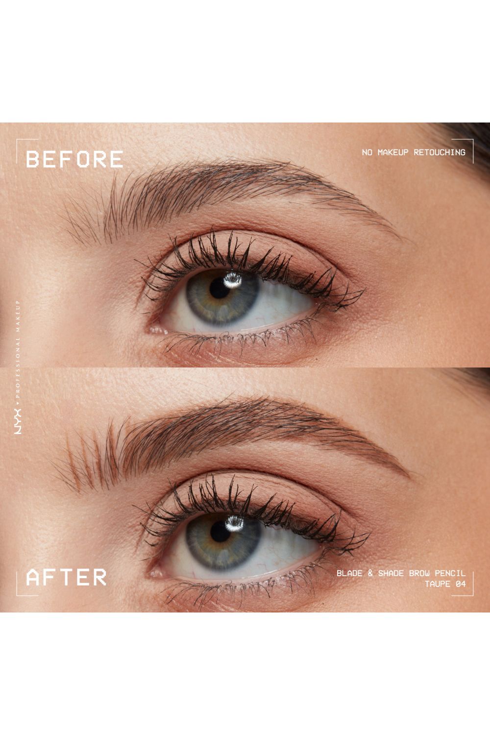 NYX Professional Makeup Blade & Shade, Nano Brow Mechanical Pencil 0.06g Taupe image 8