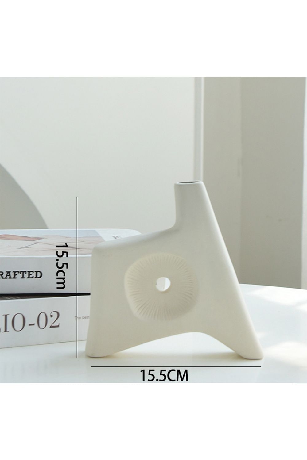 Living and Home Reductive Ceramic Vase Ornament image 2