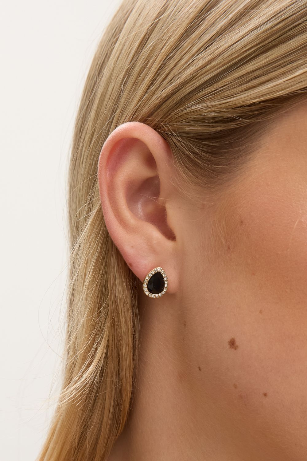 Jon Richard Gold Plated and Jet Pear Drop Trio Set - Gift Box image 4