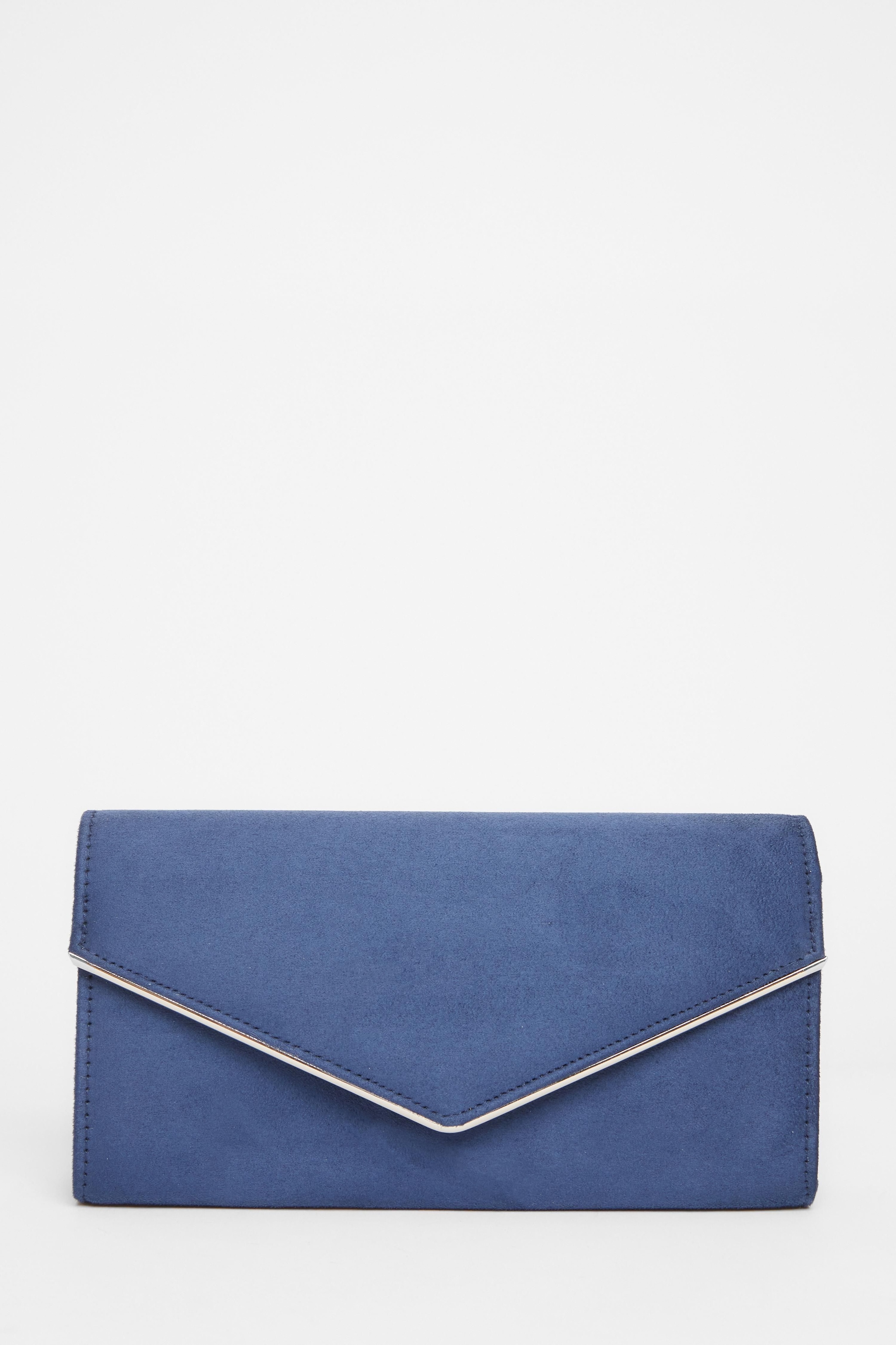 Quiz Navy Thin Clutch Bag image 3
