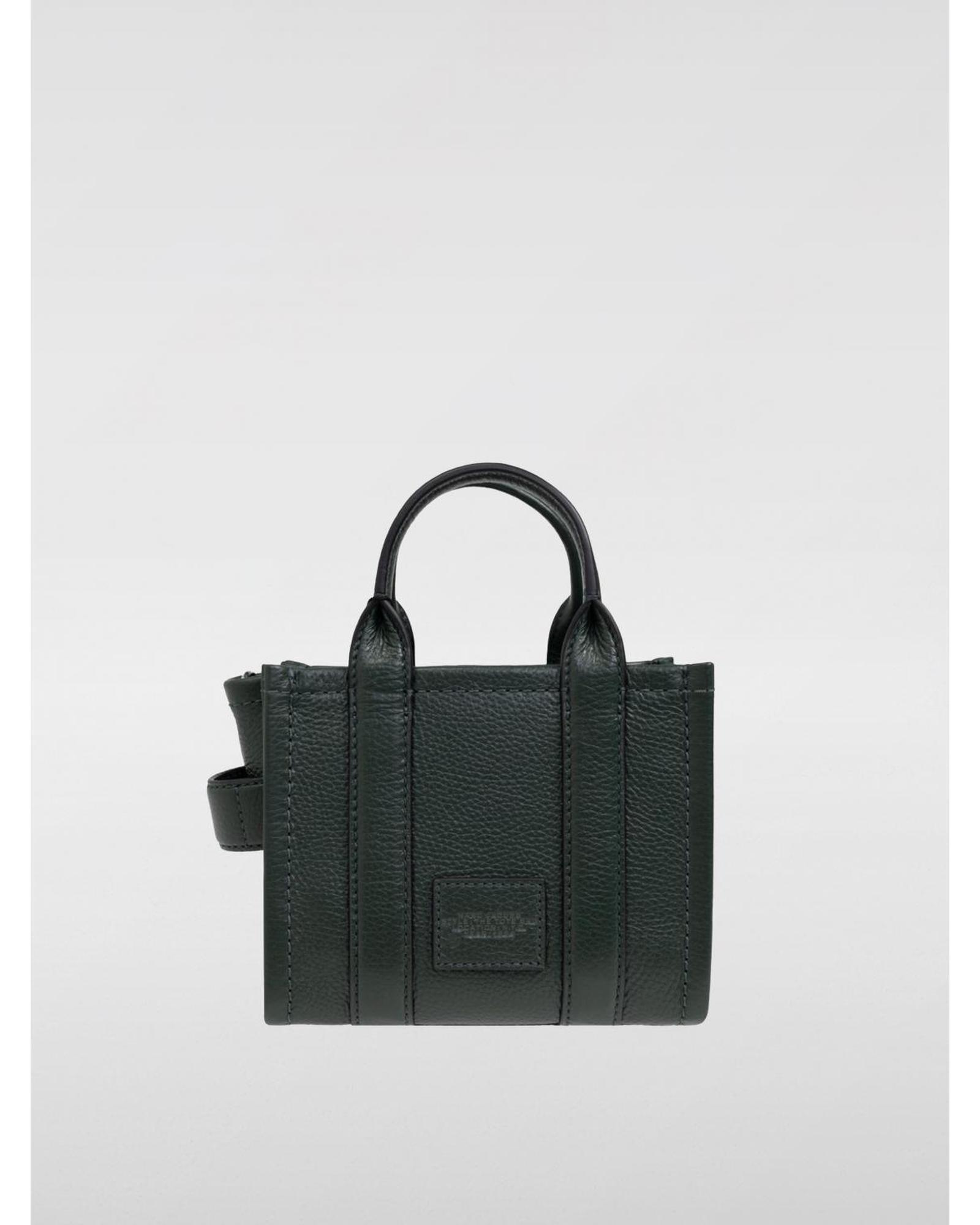 Marc Jacobs Mini Tote Bag Embossed Leather Wo - Forest Green Clutch Bags image 2
