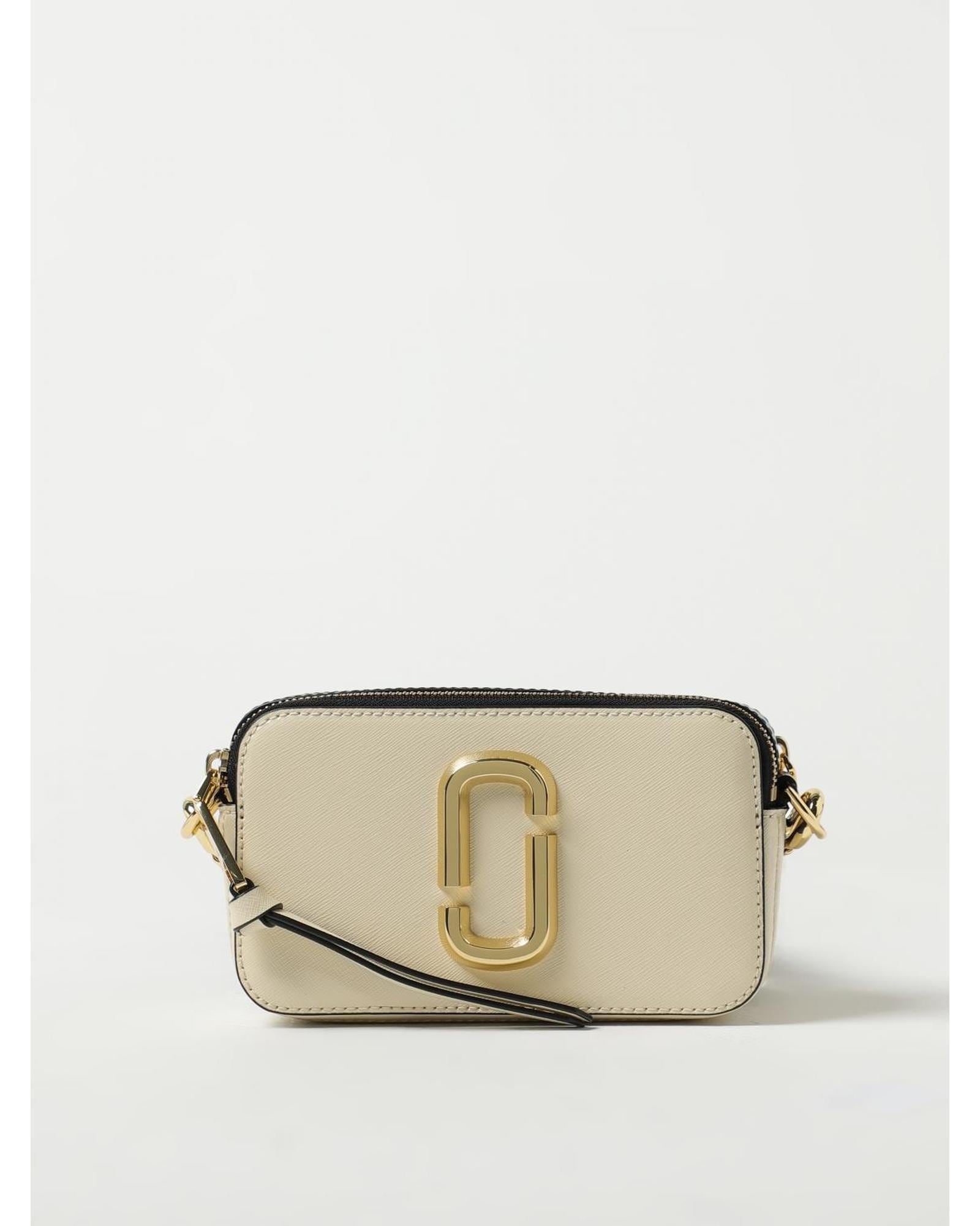Marc Jacobs Snapshot Mini Camera Bag Wo - Sand Clutch Bags