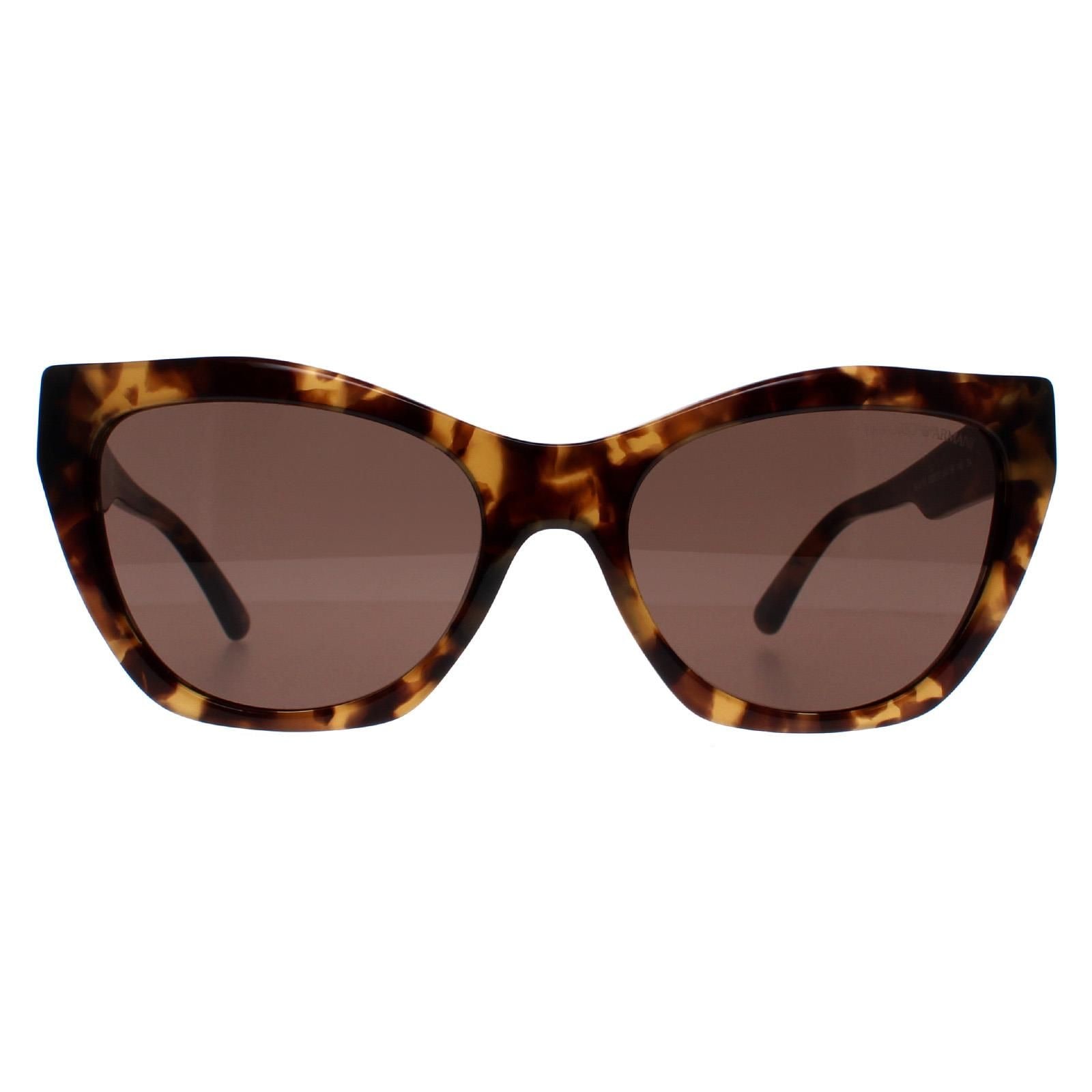 Emporio Armani Cat Eye Shiny Brown Havana Brown EA4176 image 1