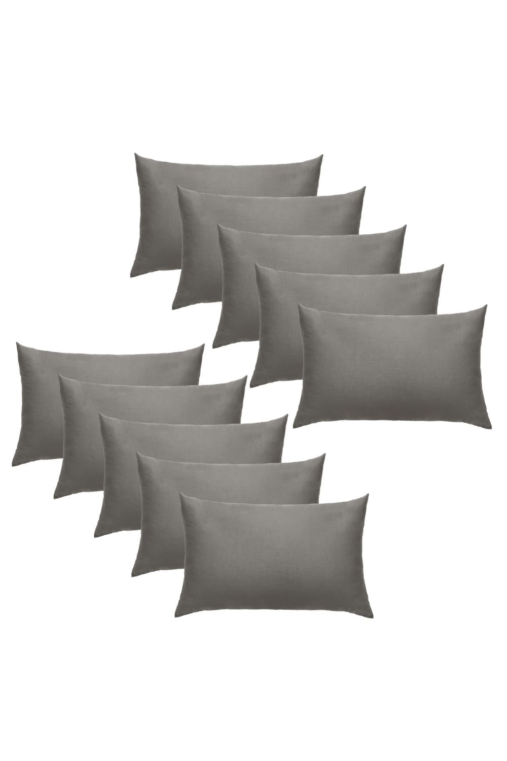 OHS 10 x Soft Polycotton Housewife Pillowcase Set image 1