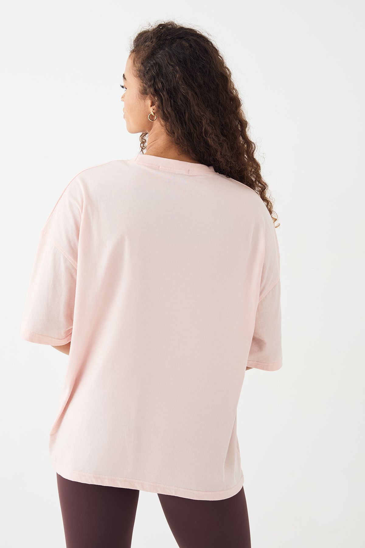 DSGN Studio DSGN Studio Applique Oversized T-shirt Light Pink image 2