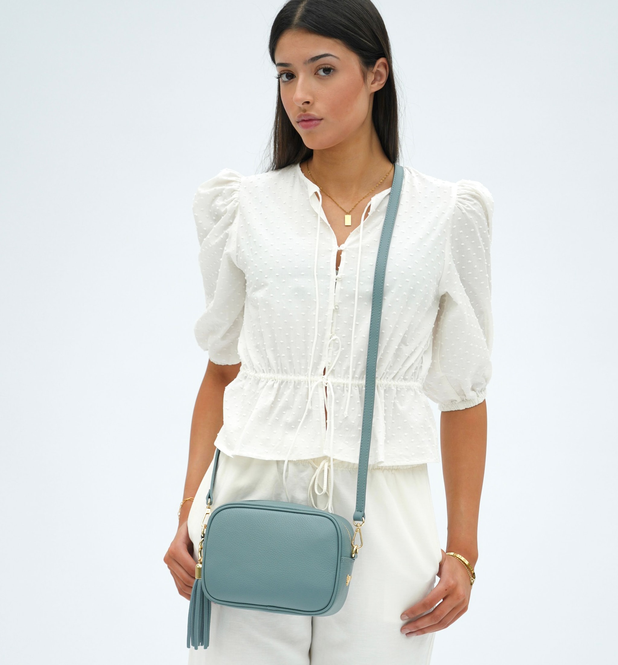Apatchy London The Tassel Leather Crossbody Bag image 5