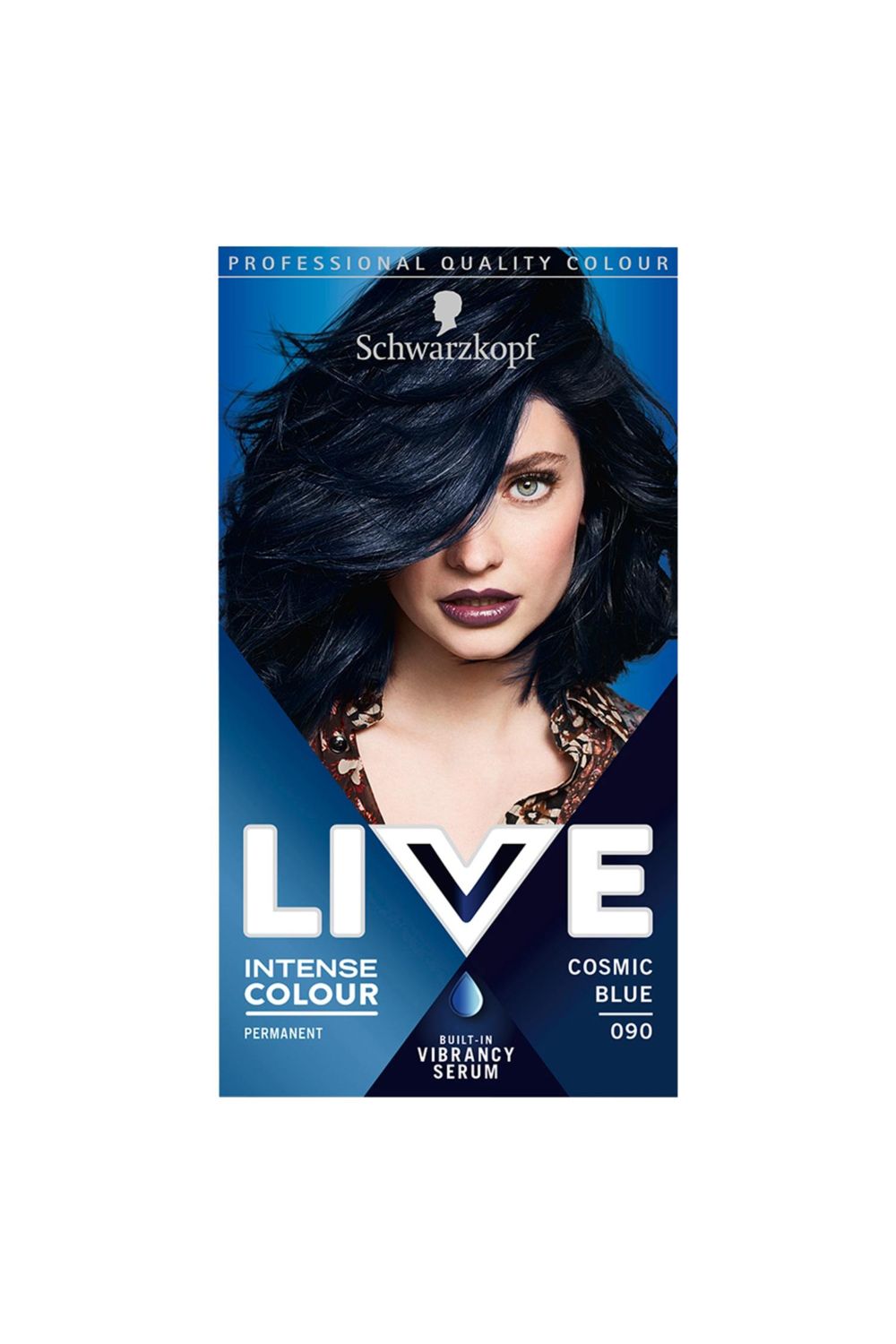 Schwarzkopf Live Intense Colour 'Hair Dye' 090 Cosmic Blue image 1